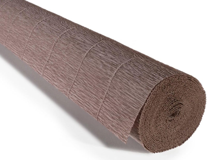 LCREATE LCREATE LCREATE Cartotecnica Rossi 140g 10 Inch Wide 8.2ft Long Italian Crepe Paper Rollfor Wedding Ceremony Various Large Festivals Decoration (Grey（904）) - Image 1
